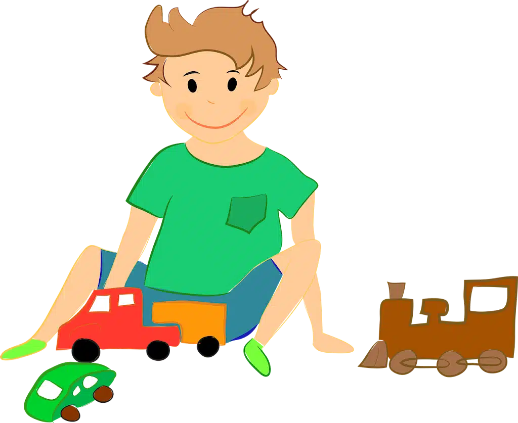 Child engaged in play-based speech therapy. Illustrates a therapy session where qualitative data is key.