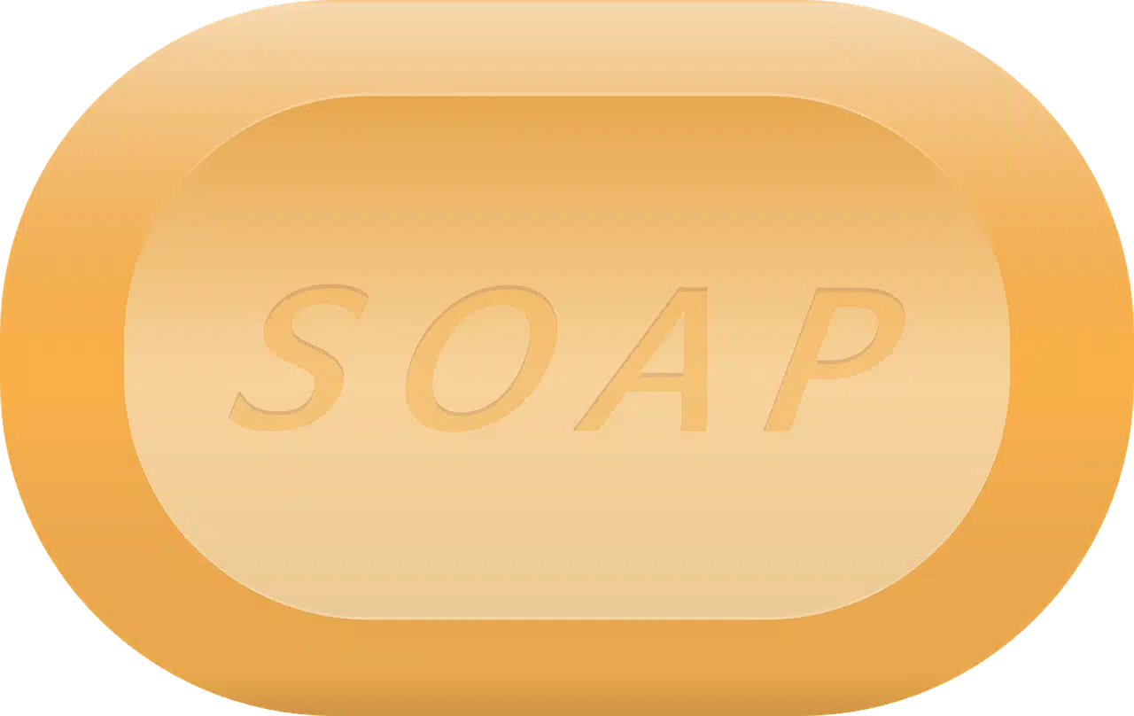 Image of an orange bar of soap. Illustrates SOAP notes, a structured approach to documenting therapy sessions.